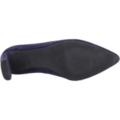 Hush Puppies Olivia Suede Women's Navy Heels