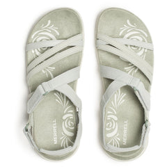 Merrell Harbor Backstrap Leather Women's Light Green Sandals