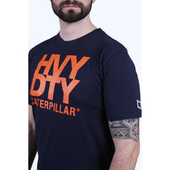 Caterpillar Heavy Duty Cotton Men's Black T-Shirt