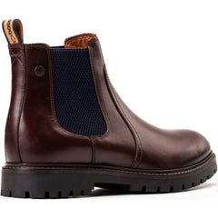 Base London Zinc Leather Men's Brown Boots