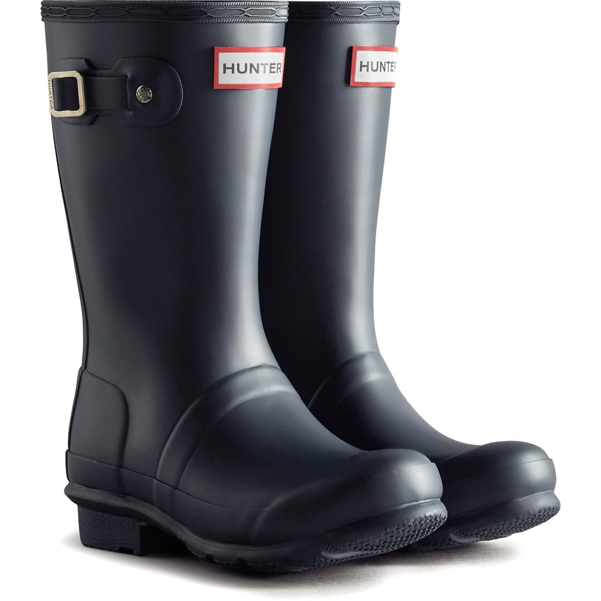 Hunter Junior Originals Boot Rubber Kid's Hunter Navy Wellington Boots