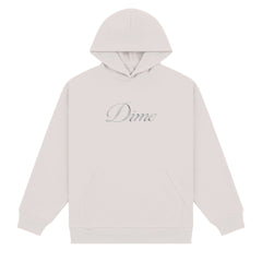 Dime Cursive Hoodie Cement