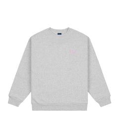Dime Men Classic Small Logo Crewneck Heather Gray