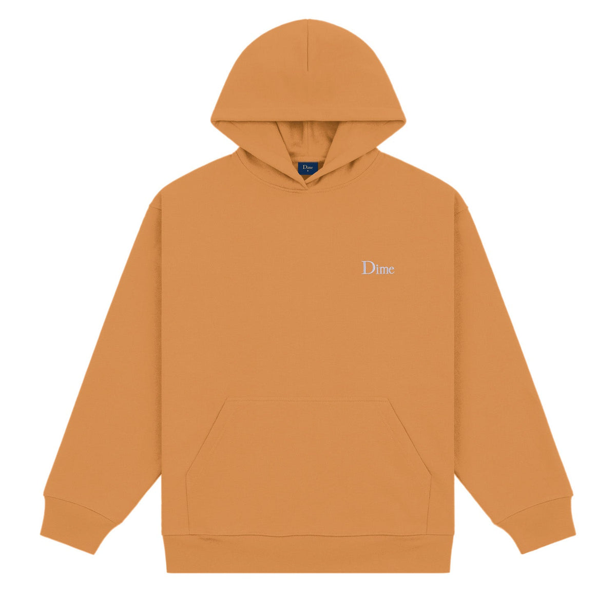 Dime Men Classic Small Logo Hoodie Almond