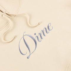 Dime Men Cursive Logo Hoodie Fog