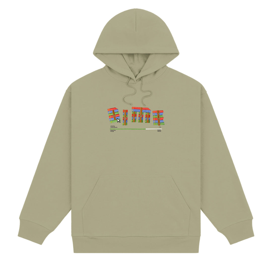 Dime Rar Hoodie Heather Army Green