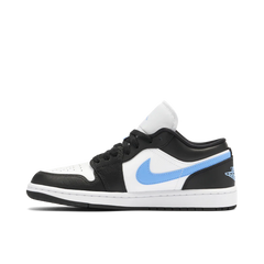 Jordan 1 Low Black University Blue White (W)