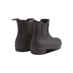 Hunter Womens Mattt Navy Original Chelsea Boots