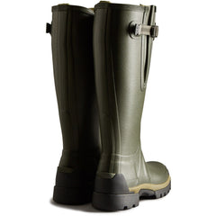 Hunter Womens  Dark Green Balmoral Adjustable Synthetic Lined Wellington Boots