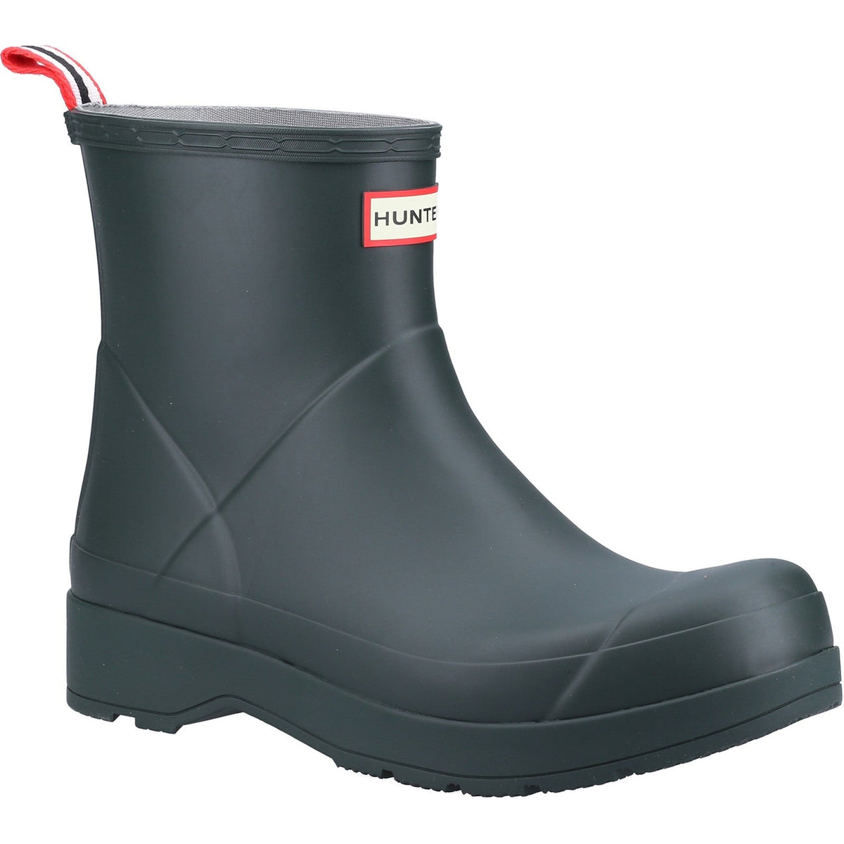 Hunter Mens Moss Original Play Short Wellington Boots