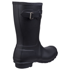 Hunter Womens Matt  Black Original Short Wellington Boots