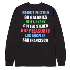 Huf Men x Pleasures 12 Galaxies LS Tee TS01799-BLK