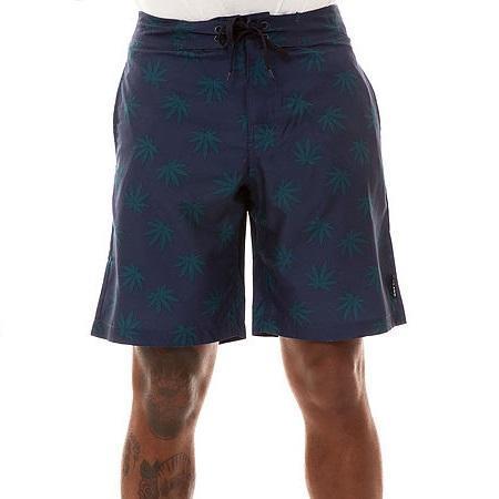 HUF PLANTLIFE BOARDSHORT NAVY HUFST3210-NVY