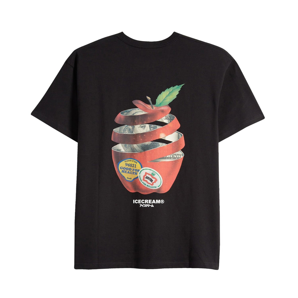 ICECREAM Men Big Apple SS Tee Black