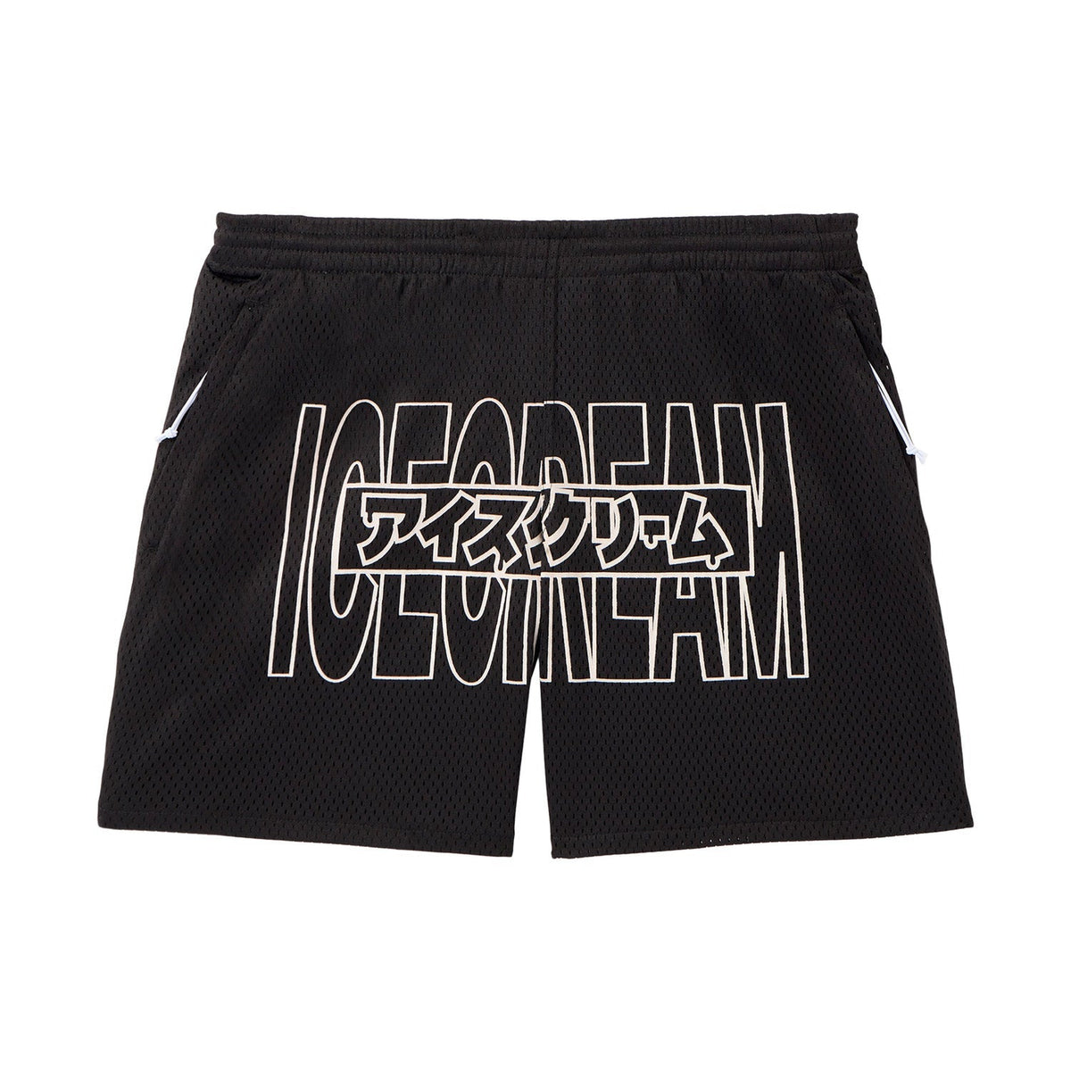 ICECREAM Men Katakana Shorts Black