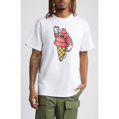 ICECREAM Men Puffy SS Tee White
