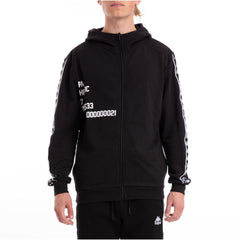 Kappa Authentic Bray Black White Hoodie 304IEL0-906