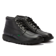 Kickers Kick Hi Men's Black Leather Ankle Boots