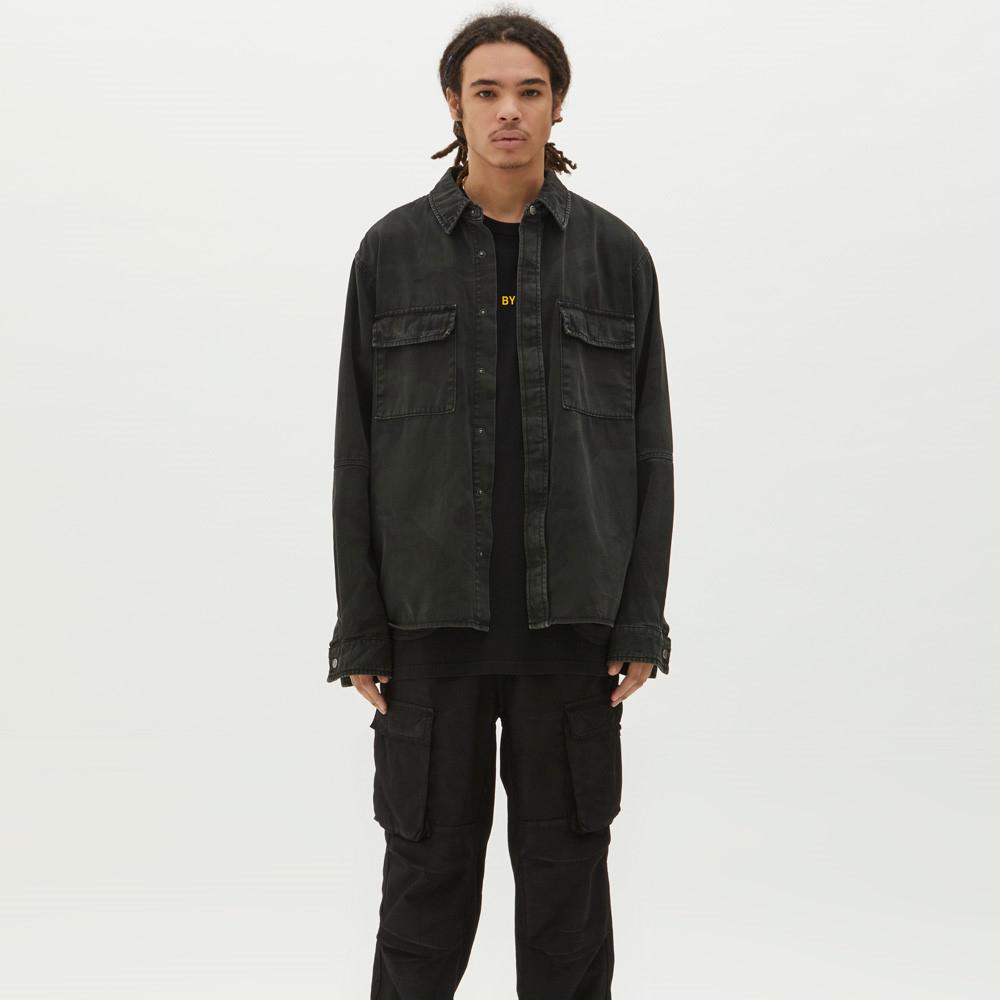 Ksubi Frequency Camo LS Shirt Men 46610-MCO