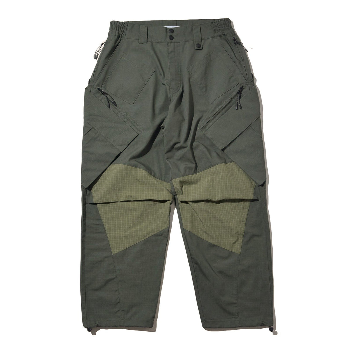 LAKH Big Pocket in pockets Cargo Pants Olive