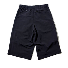 LAKH Conversion Flared Half-Pants Black