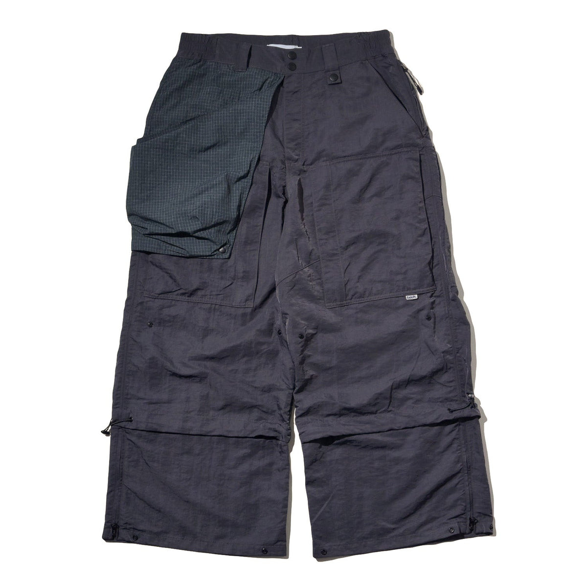 LAKH Reformed Heli-Crew Flared Pants Grey