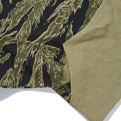 Maharishi Men Camo Harvest Crew Sweat Mint Gold Tigerstripe