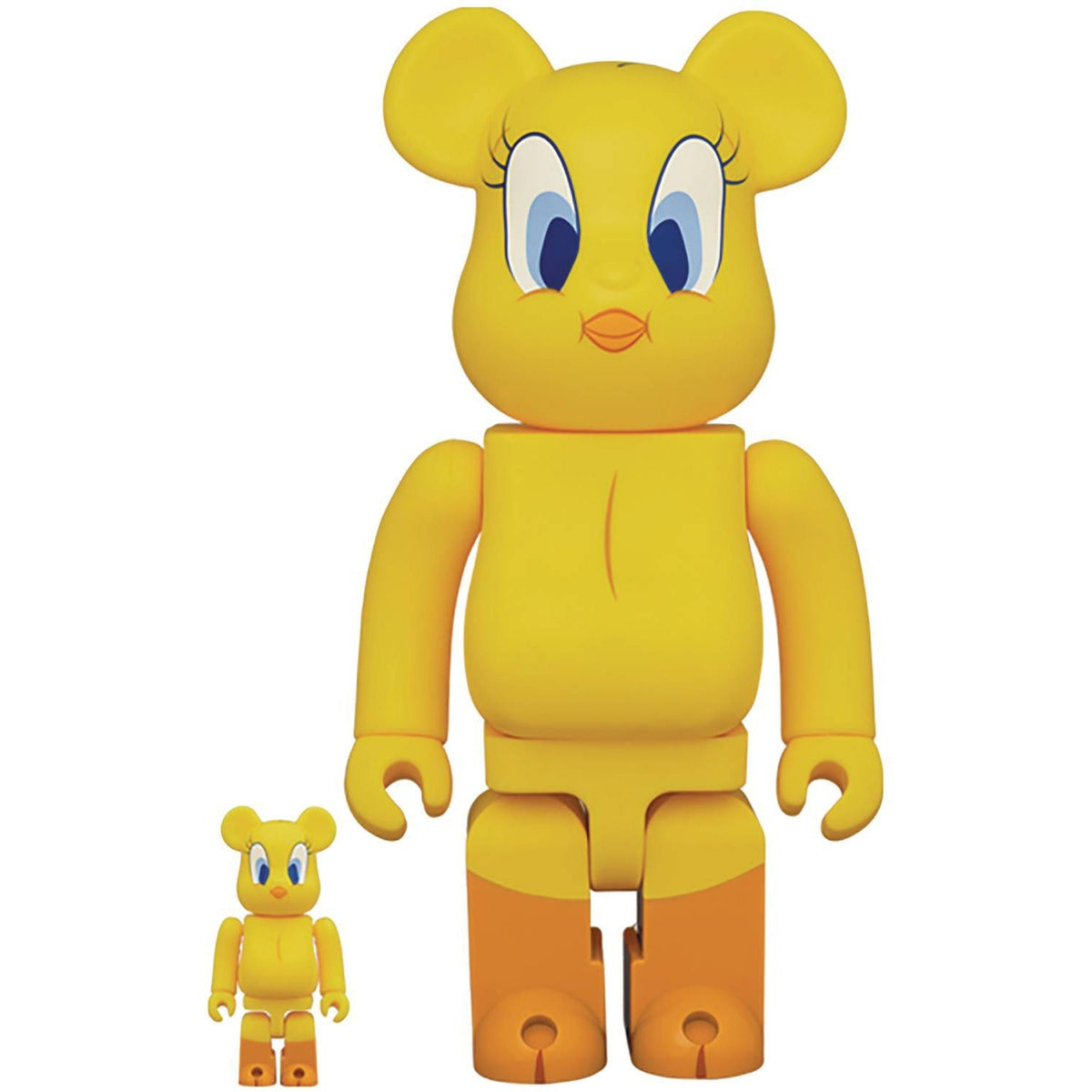 Medicom Japan Looney Tunes Tweety 100% & 400% Bearbrick