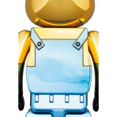 Medicom Japan Minions Stuart Chrome 100% & 400% Bearbrick JUL228360I