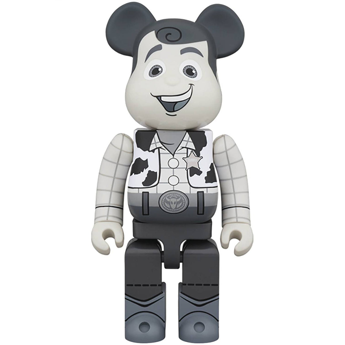Medicom Japan Toy Story Woody Black and White 1000% Bearbrick JUL218856I