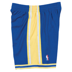 Mitchell & Ness Men NBA Golden State Warriors Swingman Short Royal '95-96 SMSH18230GSWB95