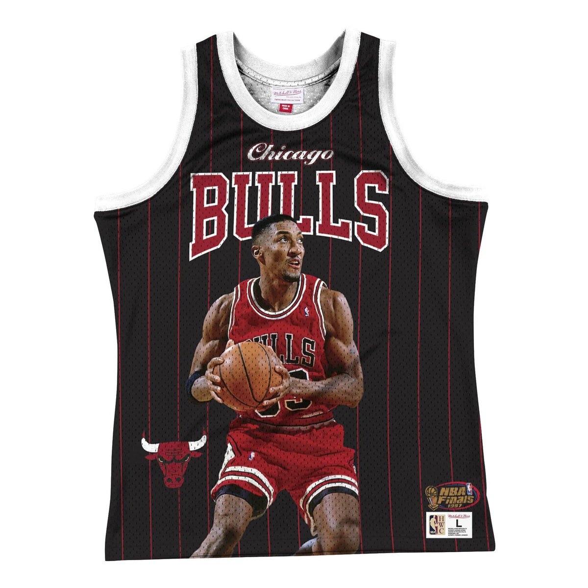 Mitchell & Ness NBA Chicago Bulls Scottie Pippen Tank Black MSTK19048CBUKSP
