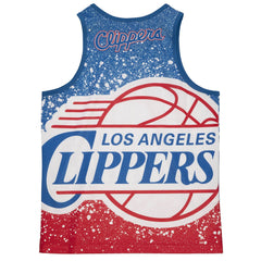 Mitchell & Ness NBA Los Angeles Clippers Jumbotron Tank Red MSTKAJ19070LACR